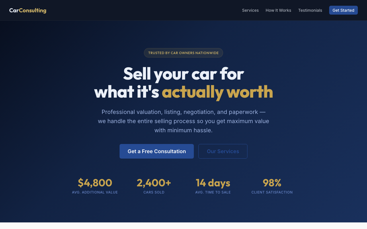 CarConsulting preview